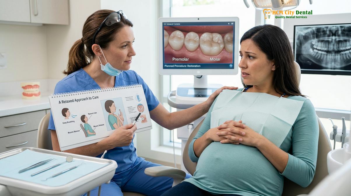 Visual description of dental sedation pregnancy breastfeeding