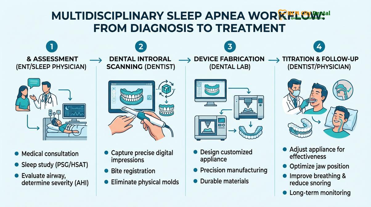 Summary diagram of dental sleep medicine vietnam