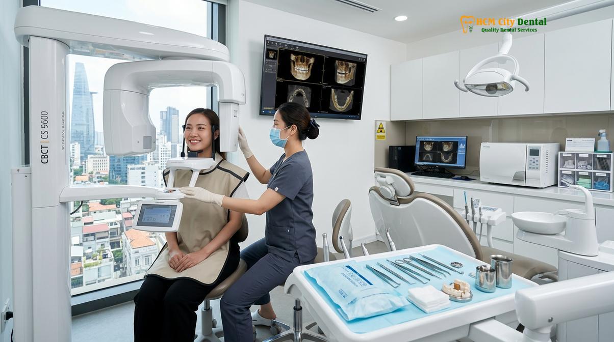 Clinical illustration of dental tourism saigon district 1