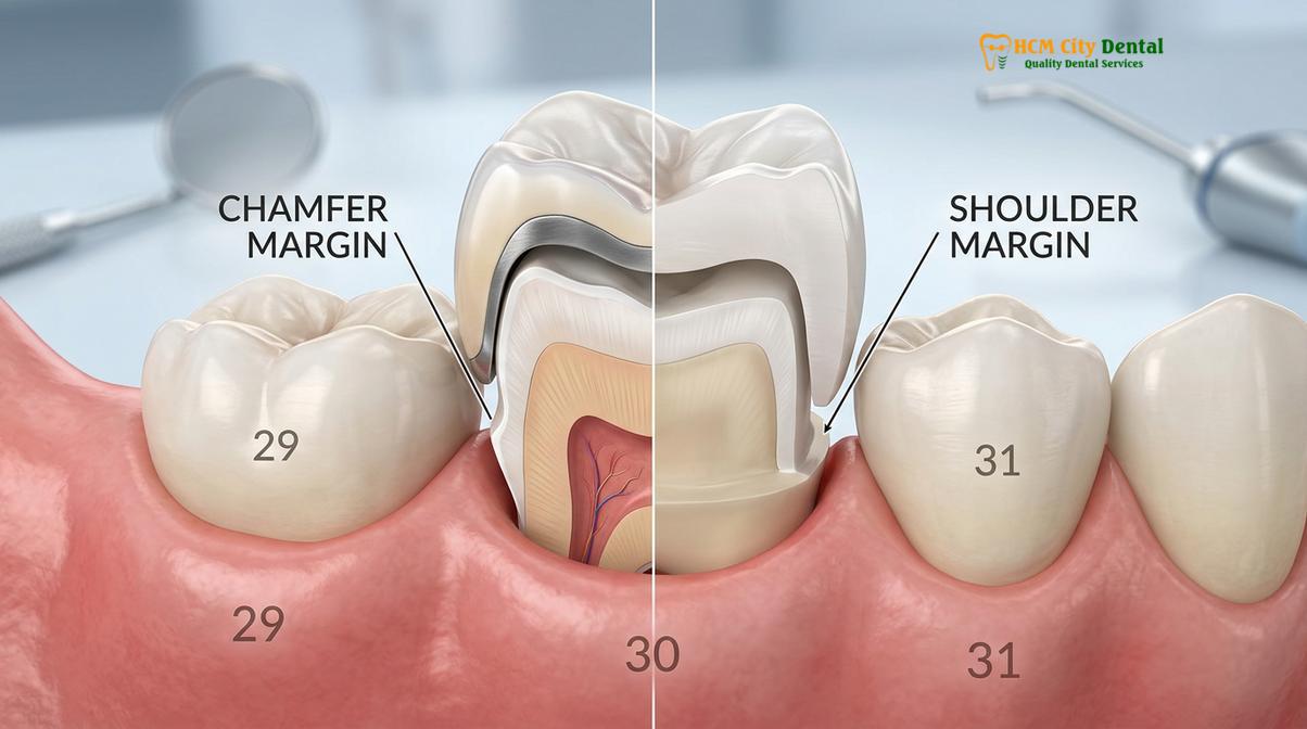 Visual illustration of dental tourism vietnam crowns