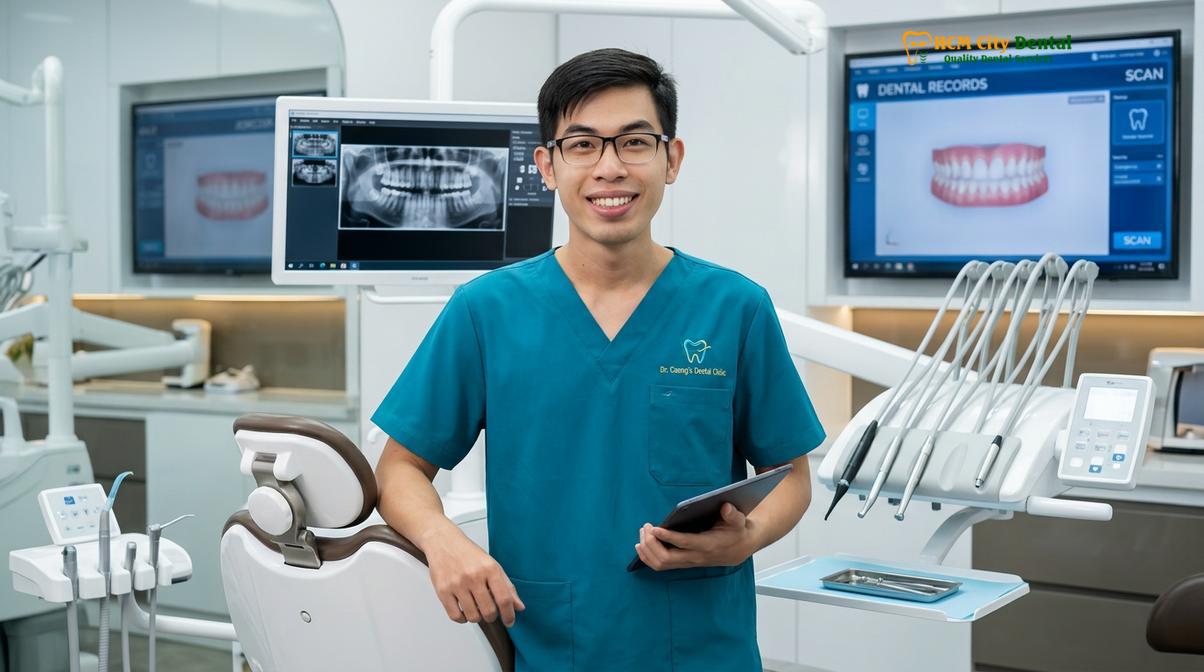 Dr. Nguyen Van Cuong DDS at HCMC Dental Clinic