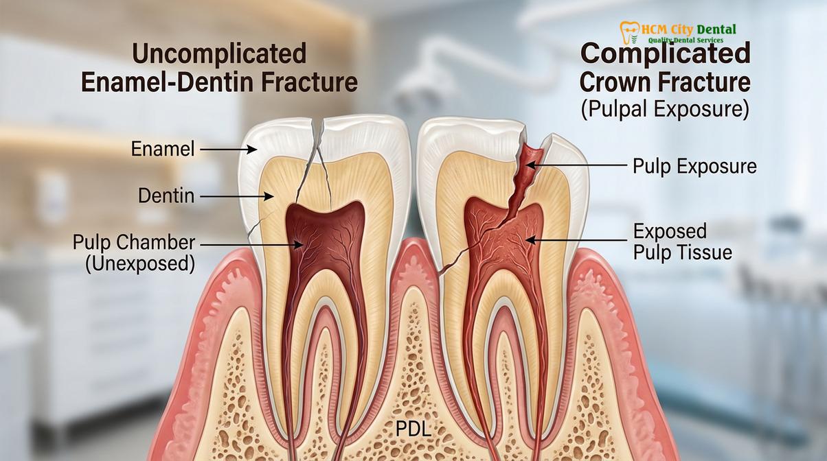 Clinical photography related to dental trauma motorcycle accident vietnam