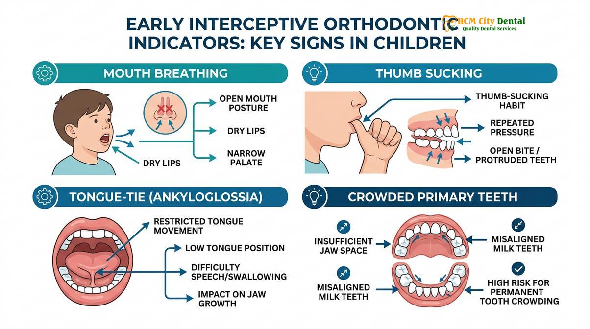 Summary diagram of dental vacation saigon kids
