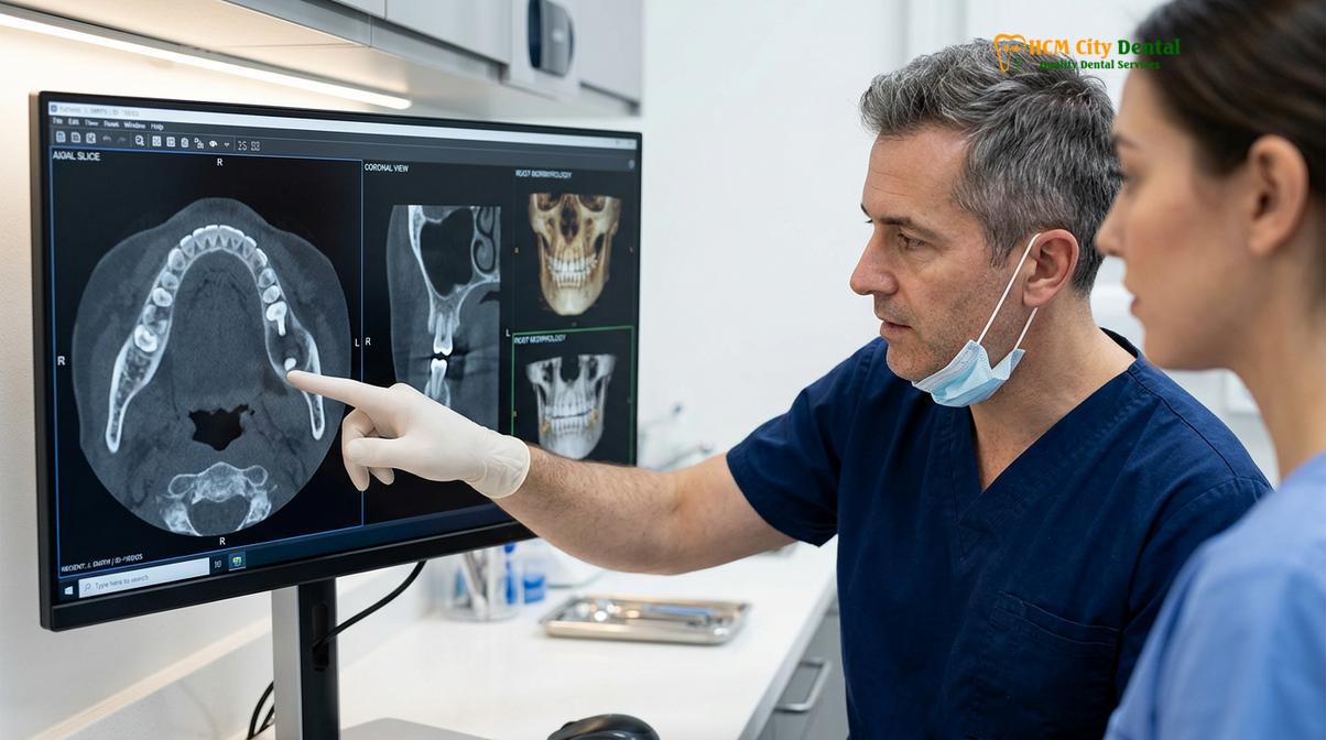 Visual description of cbct wisdom teeth mapping