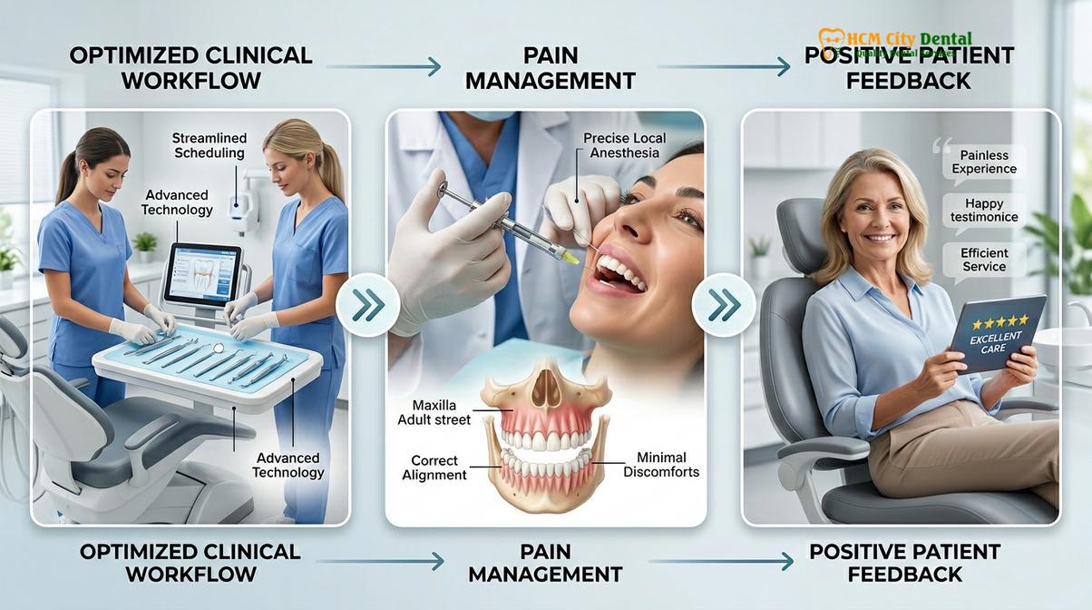 Visual illustration of dentist reviews and feedback