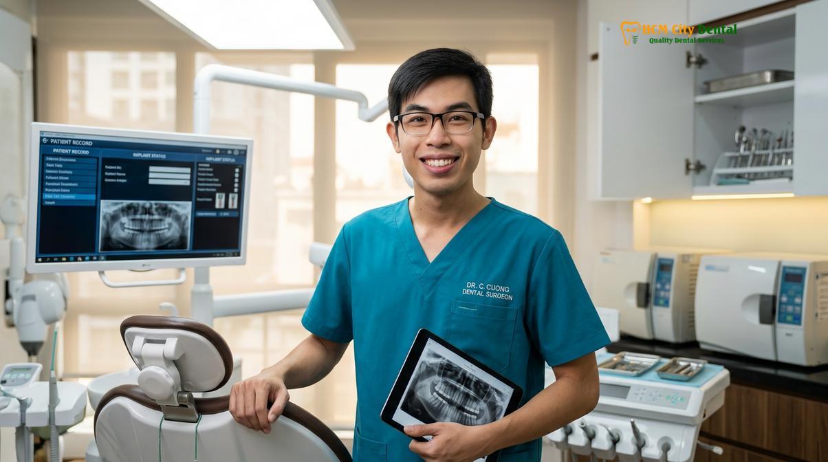 Dr. Nguyen Van Cuong DDS at HCMC Dental Clinic