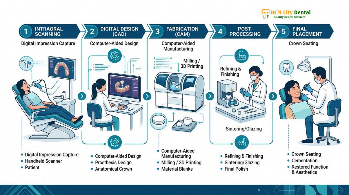 Visual illustration of dentist ho chi minh city