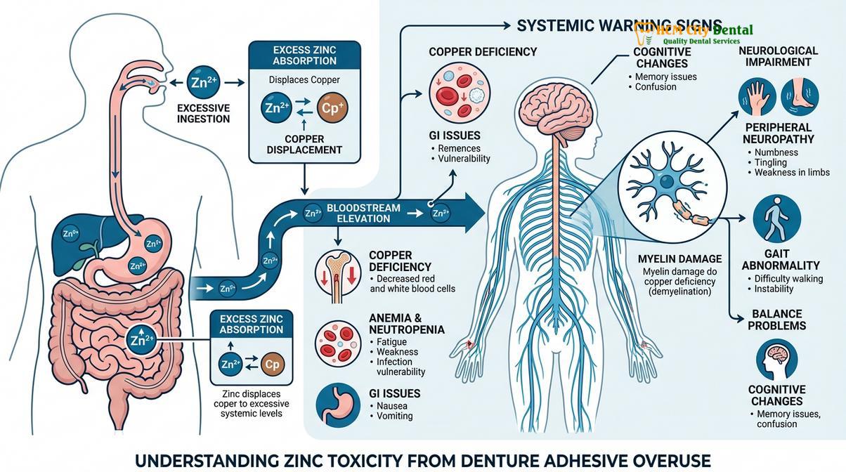 Summary diagram of Denture Adhesive Application