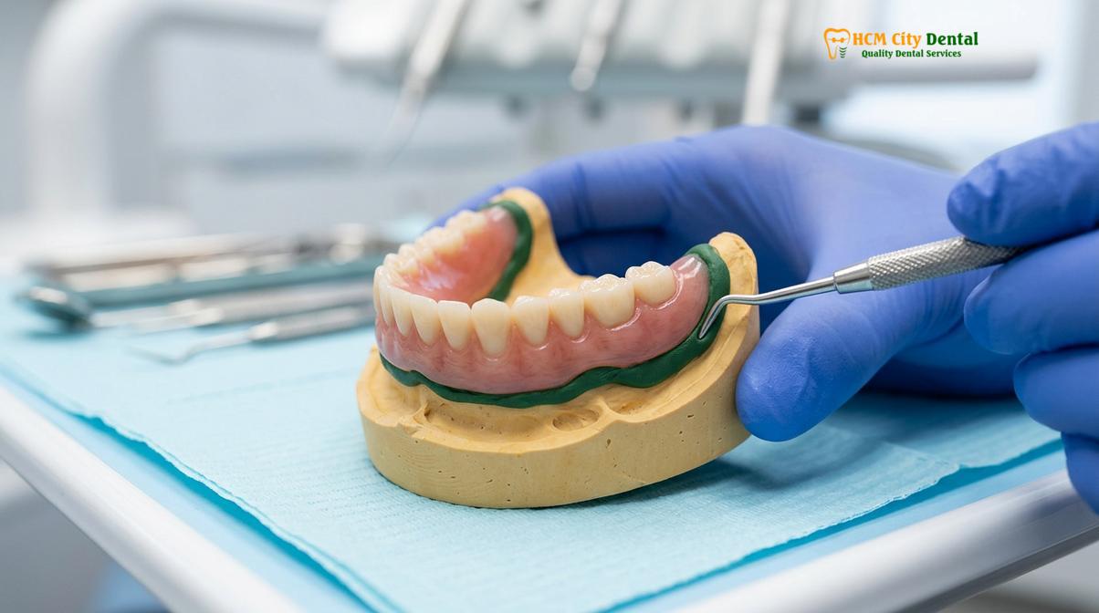 Clinical photography related to Denture Fabrication Process
