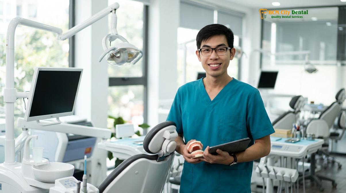 Dr. Nguyen Van Cuong DDS at HCMC Dental Clinic