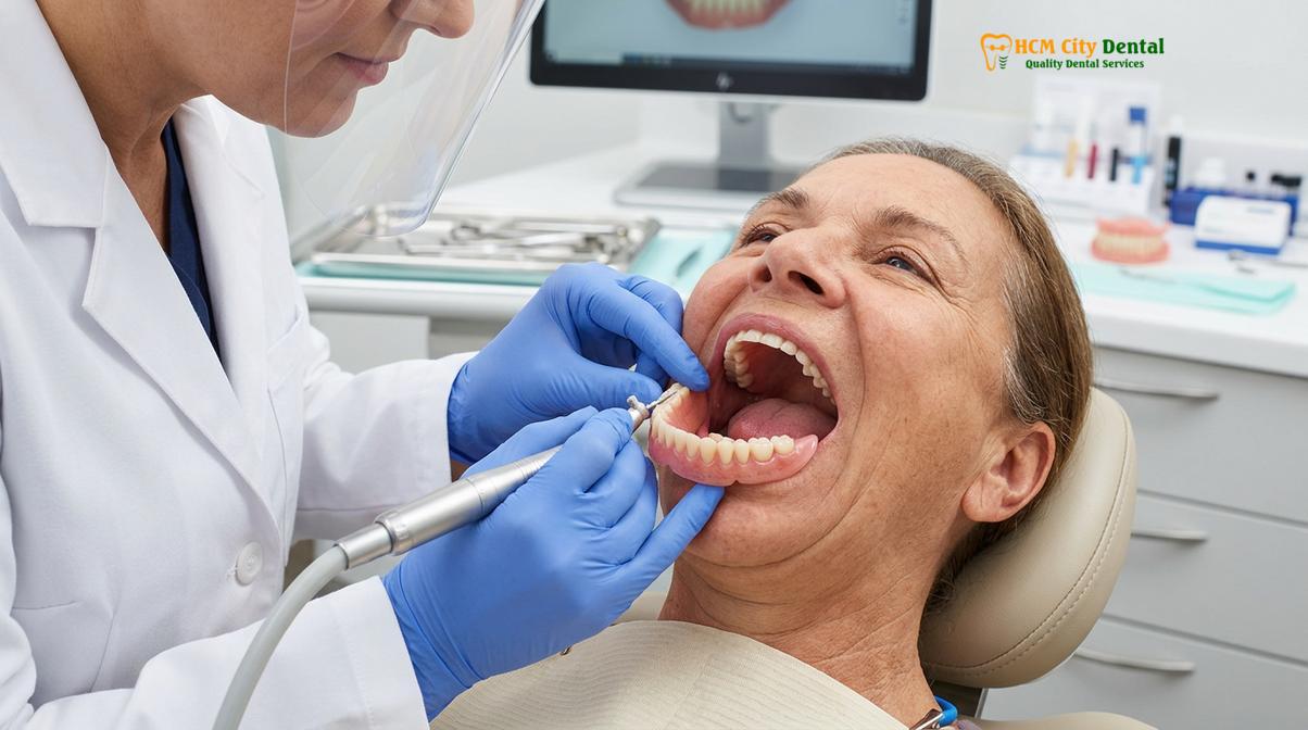 Clinical illustration of Dentures Cost Vietnam vs UK