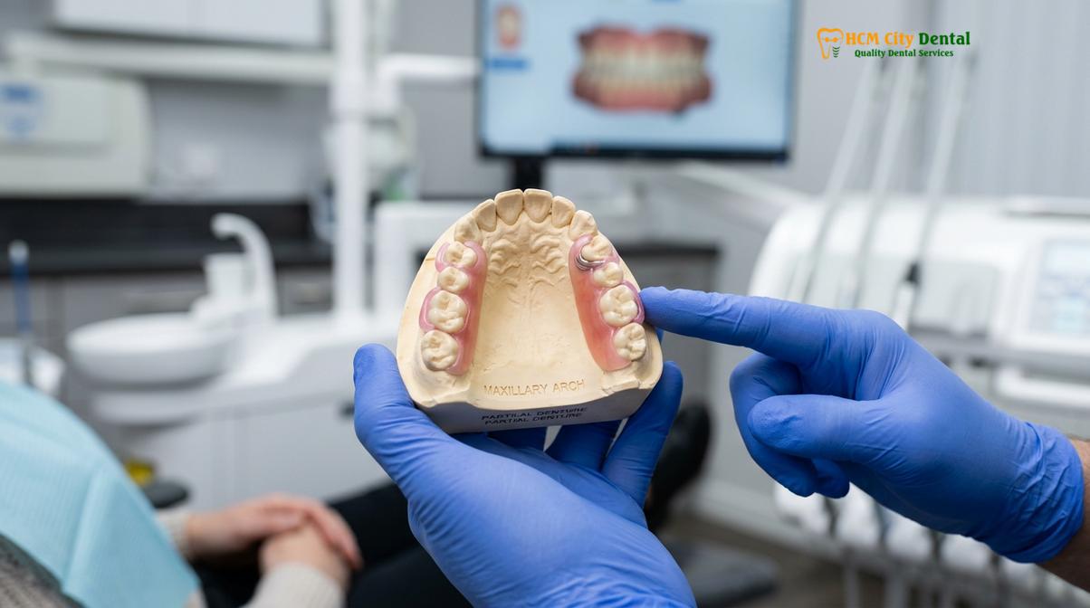 Visual description of Dentures Cost Vietnam vs USA