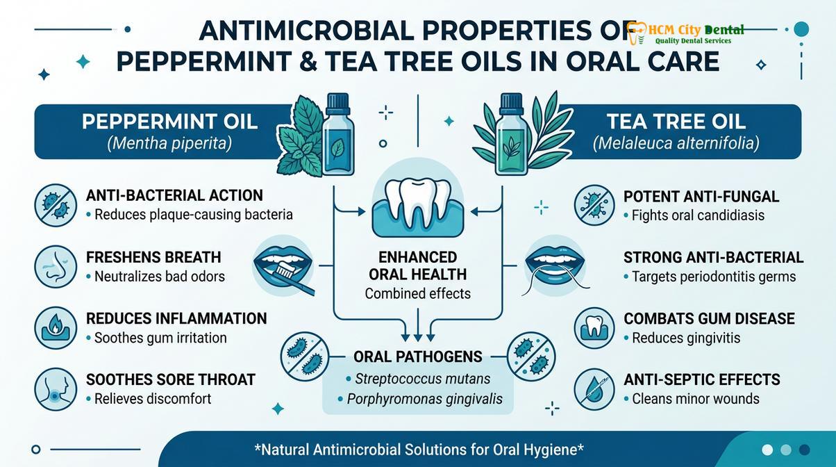 Summary diagram of natural mouthwash DIY