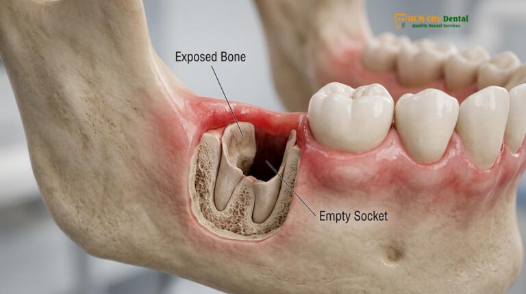 Dry Socket After Wisdom Teeth Removal: Clinical Guide | HCMC Dental