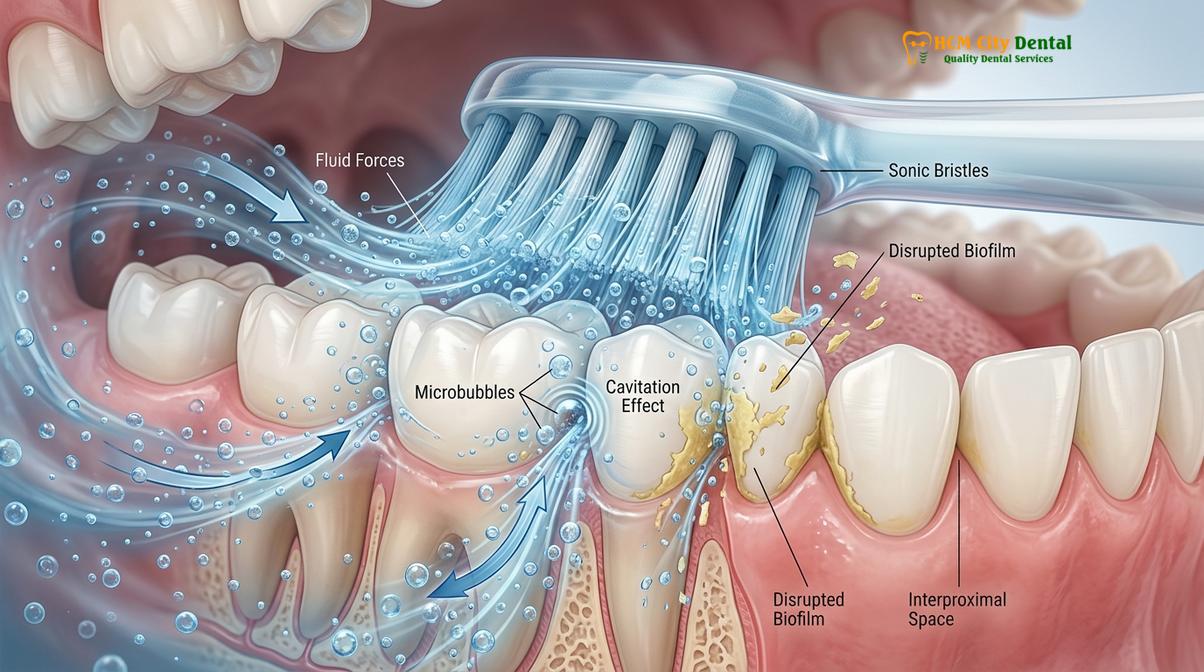 Clinical photography related to electric toothbrush vs manual plaque removal