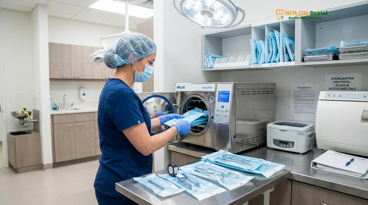 Visual description of emergency dental clinic foreigner expat Ho Chi Minh City