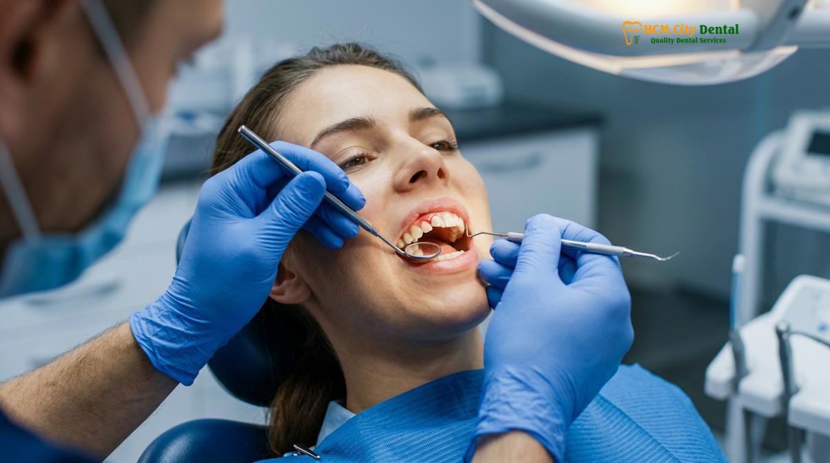 Clinical photography related to emergency dentist hcmc district 1