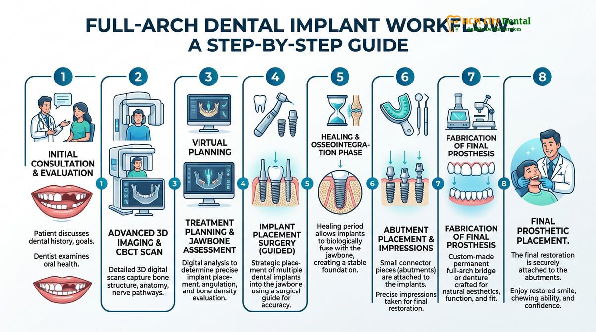 Summary diagram of english speaking dentist ho chi minh city