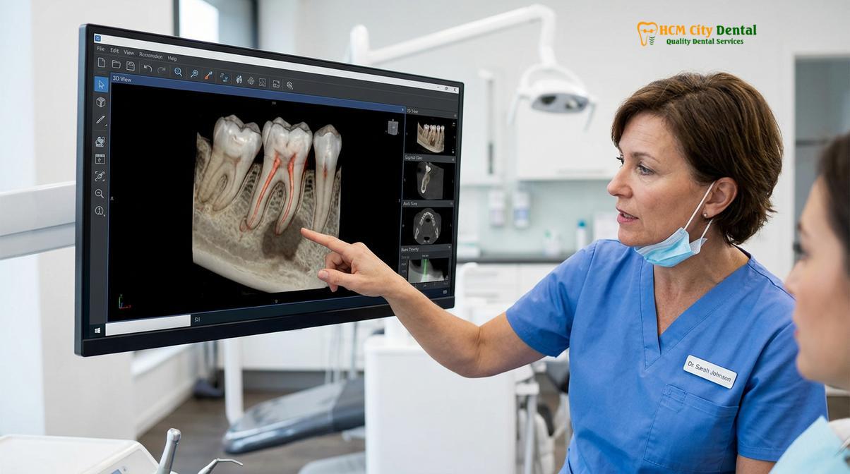 Visual description of English Speaking Endodontist Ho Chi Minh City