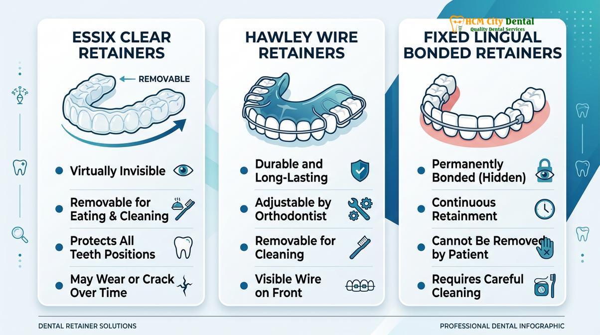 Summary diagram of Essix clear retainer price Vietnam