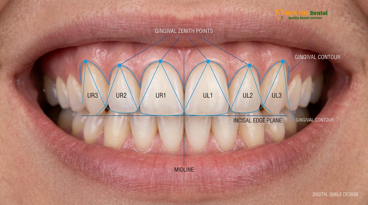 Clinical photography related to Esthetic Crown Lengthening