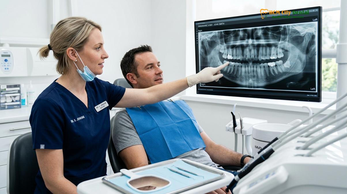 Visual description of expat dental emergency hcmc