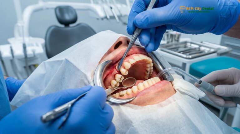 Extraction Before Implant Denture Preparation | HCMC Dental