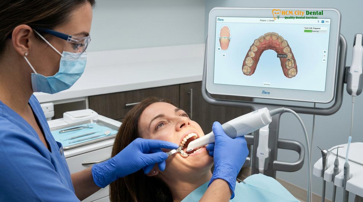Visual description of failed dental inlay symptoms