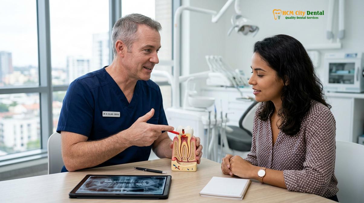Visual description of First Dental Visit Vietnam Overcoming Anxiety Trust