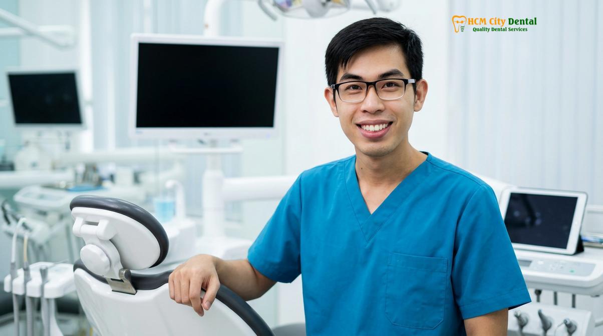Dr. Nguyen Van Cuong DDS at HCMC Dental Clinic