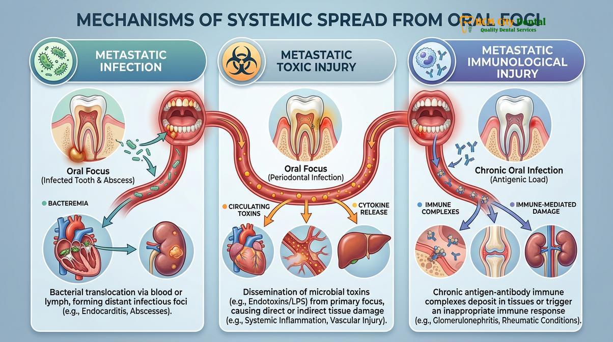 Visual description of focal infection theory