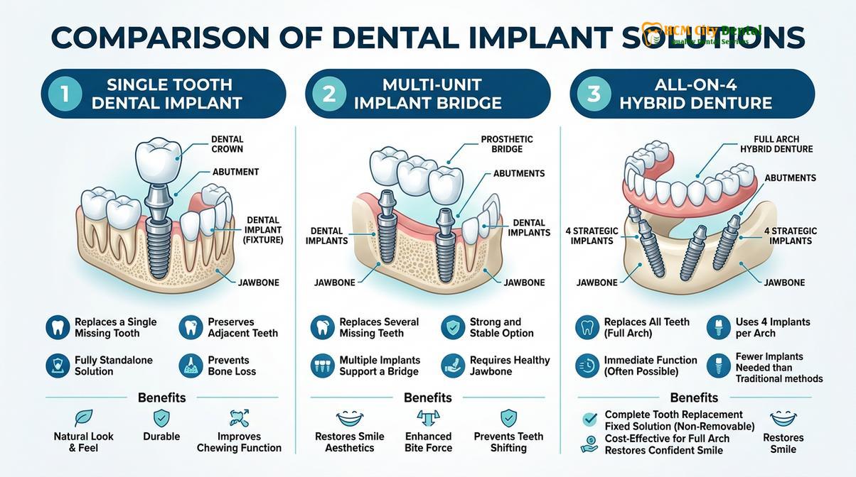 Summary diagram of full mouth reconstruction