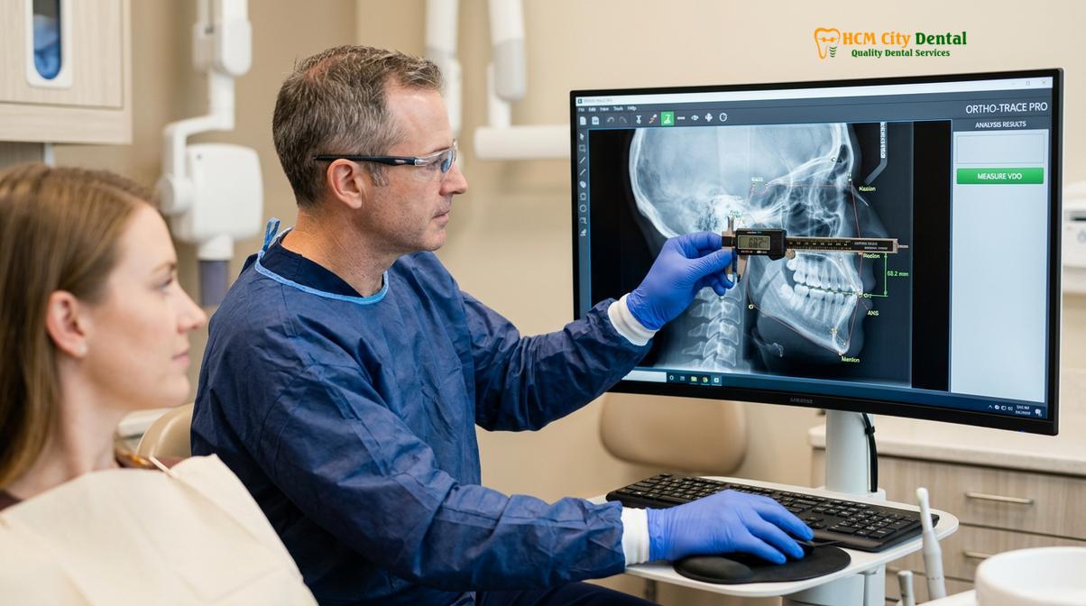 Clinical photography related to Full Mouth Reconstruction TMJ Vietnam