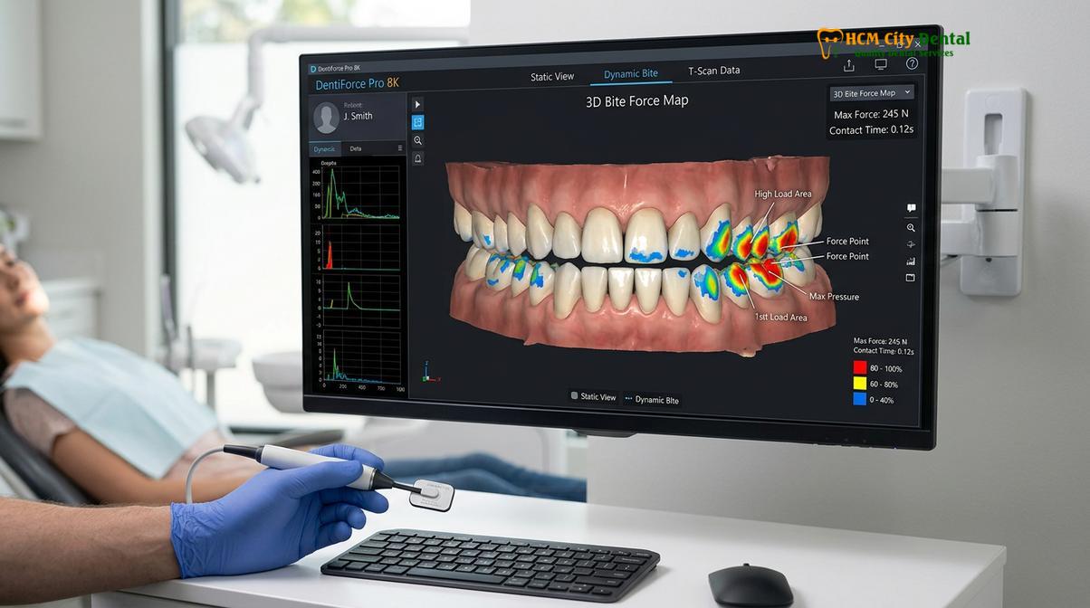 Visual description of Full Mouth Reconstruction TMJ Vietnam