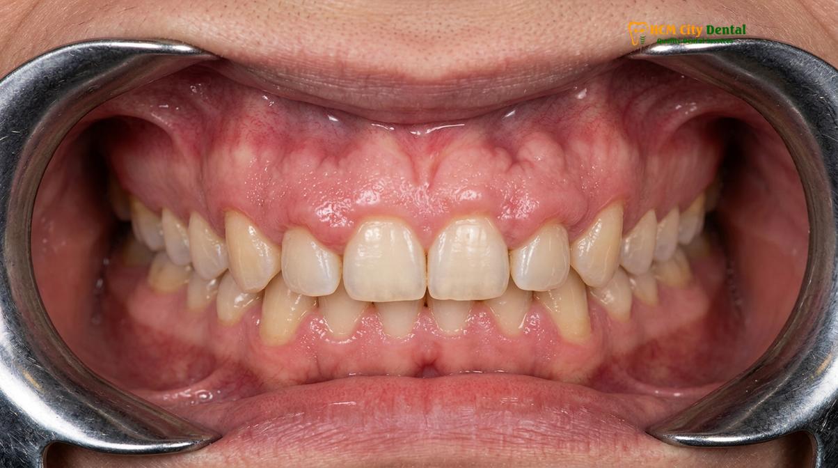 Clinical photography related to gingival hyperplasia treatment