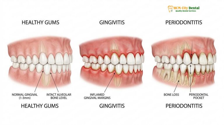 Gingivitis vs Periodontitis: Clinical Differences | HCMC Dental