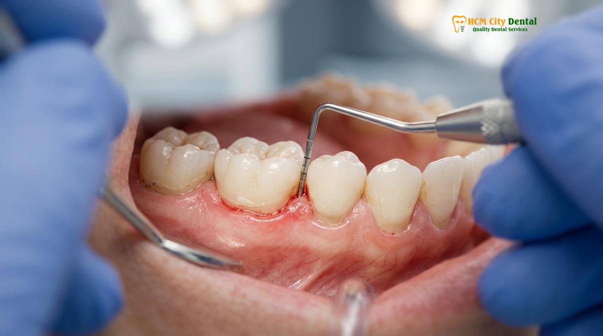 Clinical photography related to gingivitis vs periodontitis