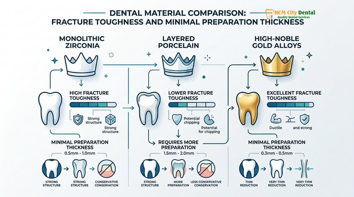 Visual illustration of gold crowns for back teeth