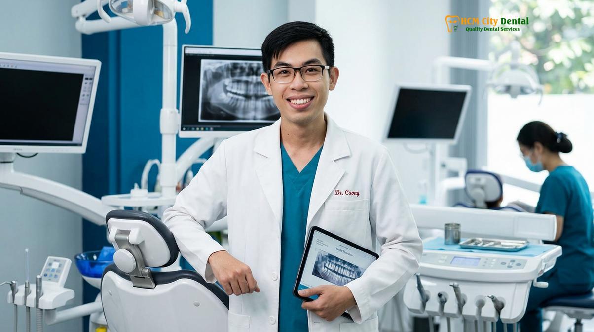 Dr. Nguyen Van Cuong DDS at HCMC Dental Clinic