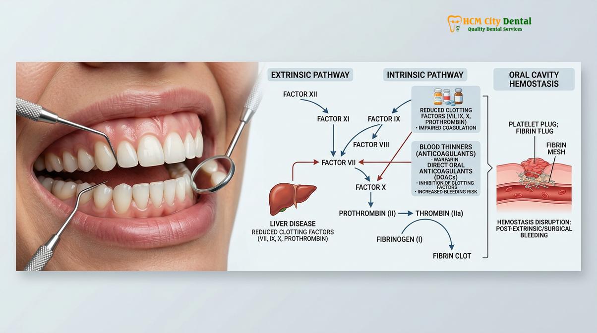 Visual description of gum bleeding wont stop emergency