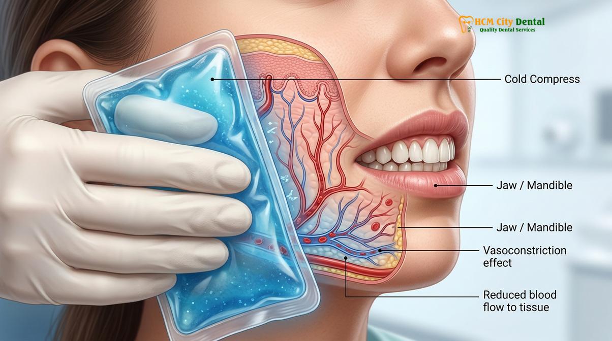 Visual description of Gum Contouring Swelling