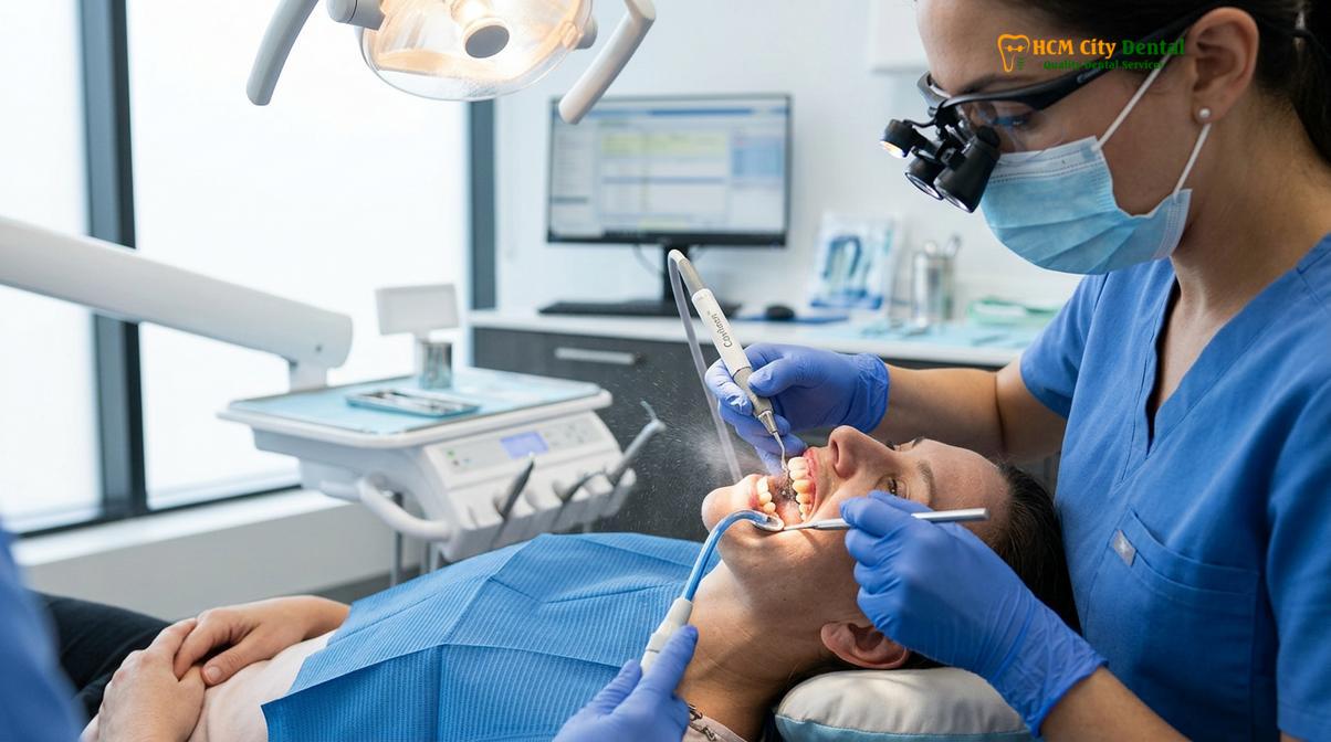 Visual description of gum disease dental implants