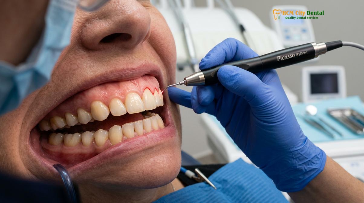 Clinical photography related to Gummy Smile Braces Vietnam