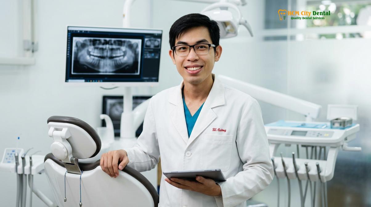 Dr. Nguyen Van Cuong DDS at HCMC Dental Clinic