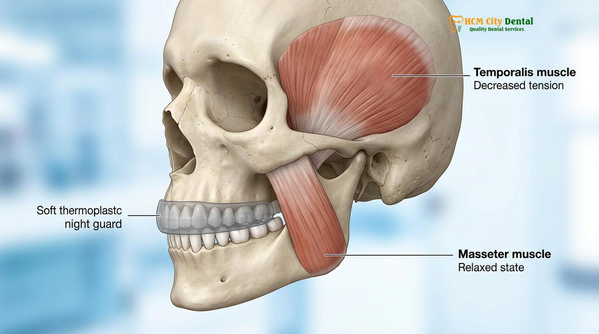 Clinical photography related to Hard vs Soft Night Guard