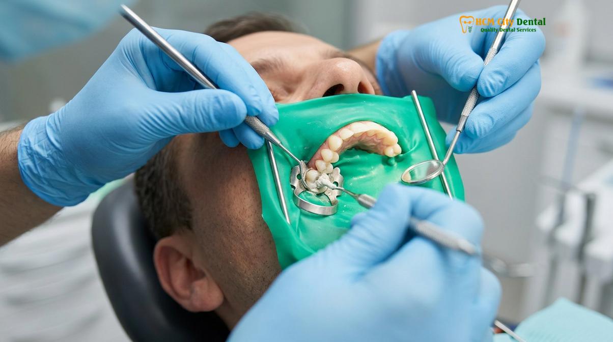 Visual description of root canal alternatives