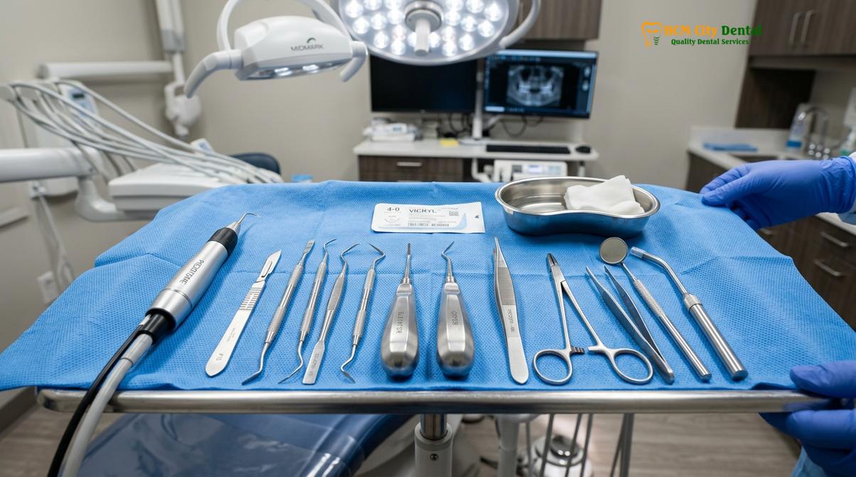 Visual description of horizontal wisdom tooth