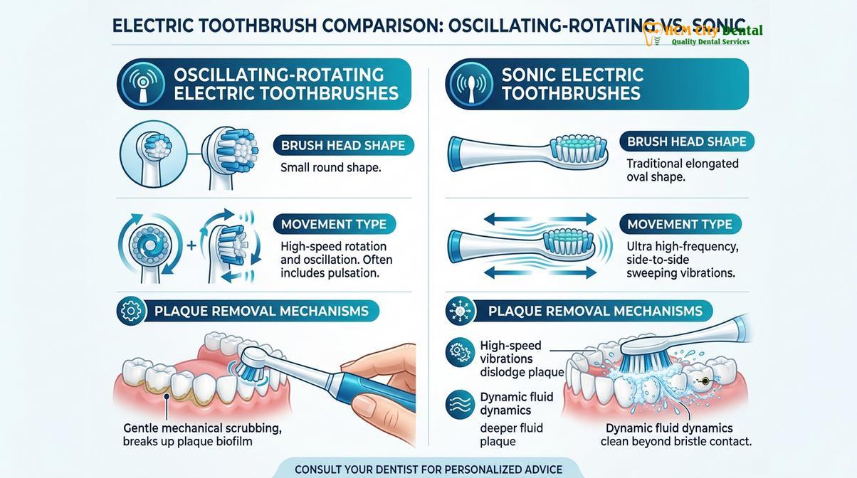 Summary diagram of how does a dentist remove plaque