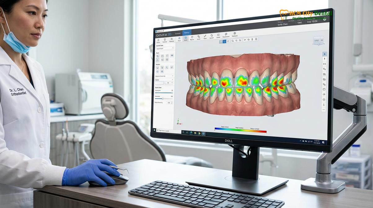 Visual description of How Invisalign Moves Teeth SmartTrack