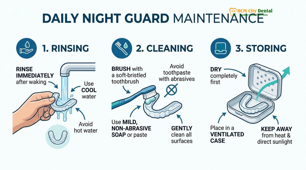 Summary diagram of how long night guard last lifespan
